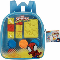 Okidoki Spidey Σετ Σακίδιο με Πλαστελίνες & Καλούπια
