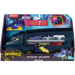 Fisher-Price Batwheels Bat-Big Rig & Bam The Batmobile
