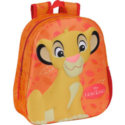 Safta 3D The Lion King Σχολική Τσάντα Πλάτης Νηπιαγωγείου Πορτοκαλί 622459890