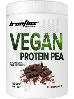 IronFlex Vegan Pea Chocolate Φυτική Πρωτεΐνη Γράμμωσης 500gr