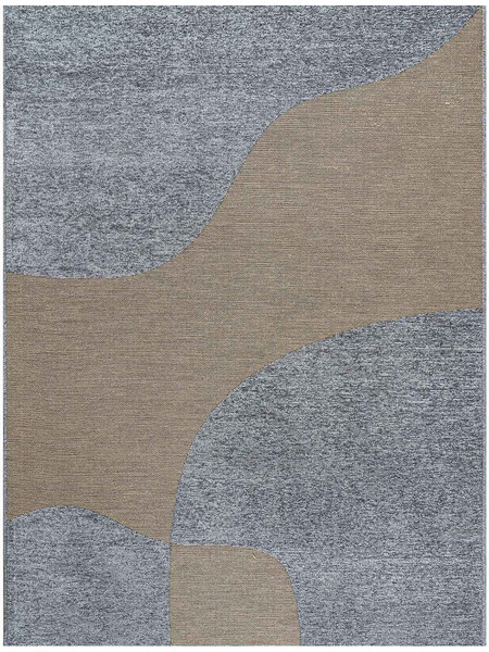 MADI Brook Χαλί Ορθογώνιο Καλοκαιρινό 160x230cm Beige Grey