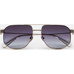 Kaleos SCHULTZ 03 Ανδρικά Γυαλιά Ηλίου Aviator Μεταλλικά Χρυσά με Μαύρο Degradee Φακό