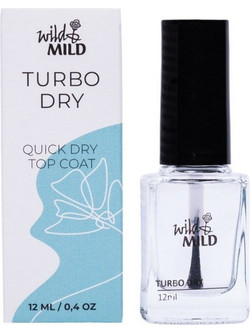 Wild & Mild Turbo Top Coat Gloss Quick Dry 12ml