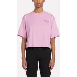 Reebok Rie Tee Γυναικείο Αθλητικό T-Shirt Ροζ 100075951