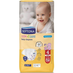 Septona Calm N' Care Πάνες No4 8-13kg 52τμχ