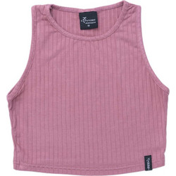 Target Παιδικό Crop Top Αμάνικο Ροζ S24-14565-55