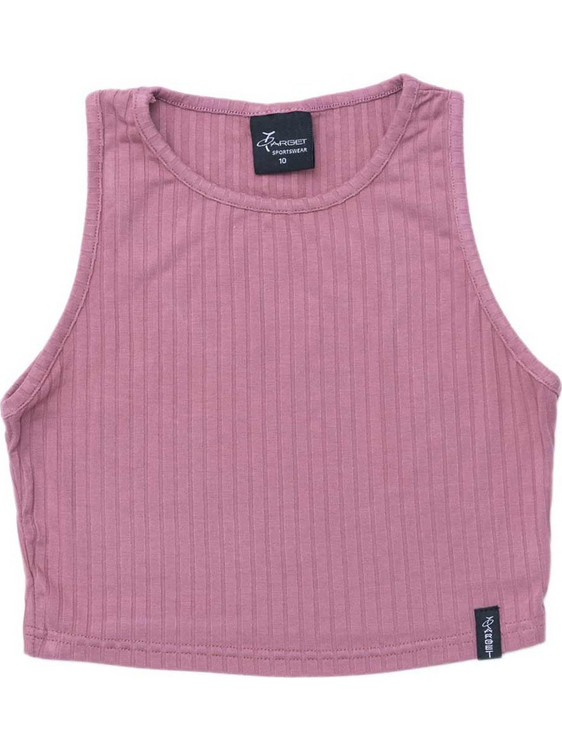 Target Παιδικό Crop Top Αμάνικο Ροζ S24-14565-55