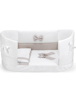 Pali Candy Σετ Λίκνου White/Ecru 4τμχ