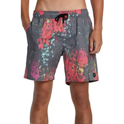 RVCA Barnes Ανδρικό Μαγιό Σορτς με Σχέδια Ανθρακί AVYBS00265-KYC8