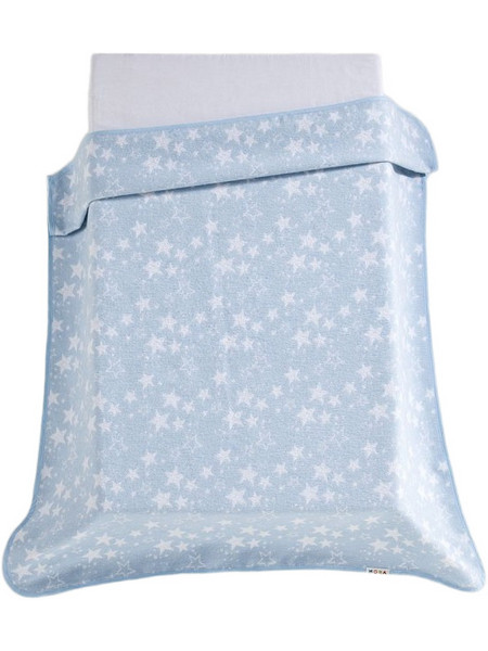Morven Mora Star Κουβέρτα Αγκαλιάς Fleece 80x110 Γαλάζια
