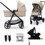 Kinderkraft Newly Καρότσι Μωρού 3 σε 1 Beige