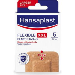 Hansaplast Flexible XXL Αυτοκόλλητα Επιθέματα 6x9cm 5τμχ