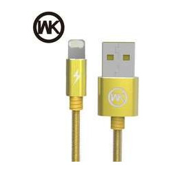 WK WDC-013 Braided USB-A to Lightning Cable Yellow 347493024954800