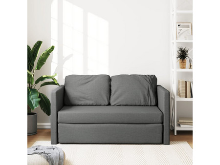 vidaXL Διθέσιος Καναπές Κρεβάτι Ανθρακί 112x60x55cm 353965
