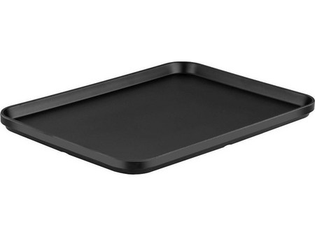 Espiel Πιάτο Ρηχό Ορθογώνιο Μελαμίνης Black Gravity Matt 26x34cm