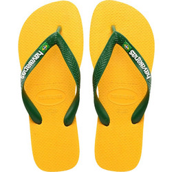 Havaianas Brasil Logo Ανδρικές Σαγιονάρες Κίτρινες 4110850-1740