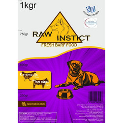 Raw Instict Κοτόπουλο & Μοσχάρι 1kg