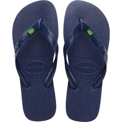 Havaianas Brasil Ανδρικές Σαγιονάρες Αντιολισθητικές Navy Μπλε 4000032-0555