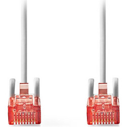 Nedis U/UTP Cat.6 Καλώδιο Δικτύου Ethernet 3m Grey CCGL85200GY30