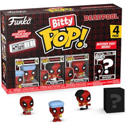 Funko Bitty Pop! Marvel Deadpool 4-Pack Deadpool Bathtime