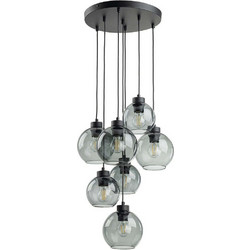 TK Lighting Cubus Κρεμαστό Φωτιστικό Οροφής Πολύφωτο Μαύρο 10207