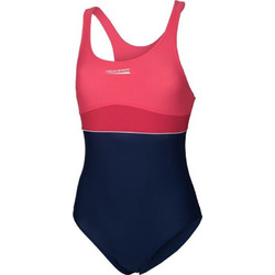 Aqua Speed Emily Αθλητικό Παιδικό Μαγιό Ολόσωμο για Κορίτσι Μαύρο Κόκκινο 1157-43