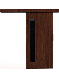 PoliHome Sicily Πόρτα Εσωτερική Συρόμενη Laminate Wenge 76x205cm 162646119