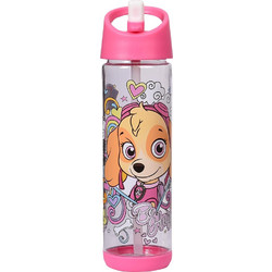 SunCe Paw Patrol Παιδικό Παγούρι Πλαστικό με Καλαμάκι Ροζ 500ml WK1-4300-Multi