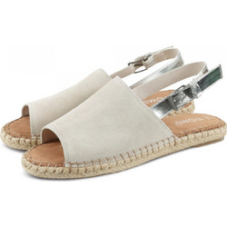 Toms Clara Γυναικεία Σανδάλια Suede Εκρού 10011825
