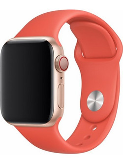 Devia Deluxe Sport Λουράκι Σιλικόνης Nectarine (Apple Watch 38 / 40 / 41mm)