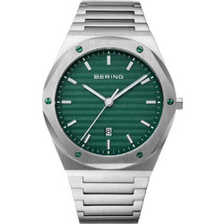 Bering Classic Ανδρικό Ρολόι με Ασημί Μεταλλικό Μπρασελέ 19742-708