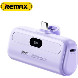 Remax RPP-632 Power Bank 5000mAh 10W με Θύρα USB-C Purple