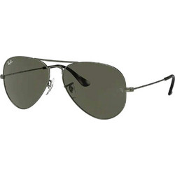 Aviator RB3025 919131 Ανδρικά Γυαλιά Ηλίου Aviator Μεταλλικά Μαύρα με Μαύρο Φακό