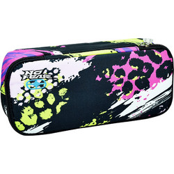 Back Me UP No Fear Fluo Prints Κασετίνα Ροζ 348-31141