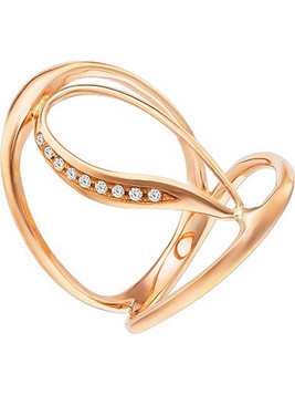Very Gavello Nefeli Γυναικείο Δαχτυλίδι από Ροζ Χρυσό 18K με Διαμάντι 18KA1866-1