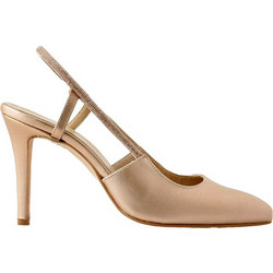 Exe GARDA-927 Γόβες Slingback Δερμάτινες με Τακούνι Στιλέτο & Στρας Ροζ Χρυσές Q47009275546