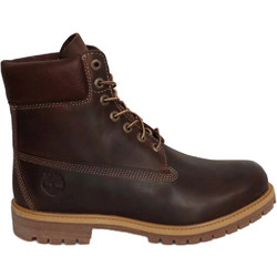 Timberland Premium 6 Ανδρικά Αρβυλάκια Δερμάτινα Καφέ TB127097214
