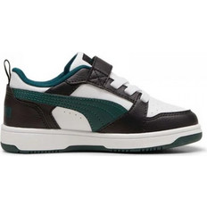 Puma Rebound V6 Παιδικά Sneakers Μαύρα Πράσινα 397419-15