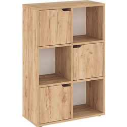 Pakoworld Bookel Βιβλιοθήκη 59.5x27.5x89cm 184-000102
