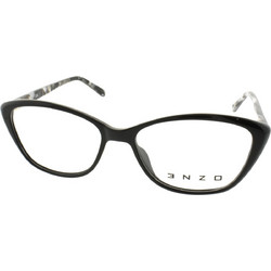 Enzo LS8048 C1 Ανδρικός Σκελετός Γυαλιών Οράσεως Κοκάλινος Μαύρος