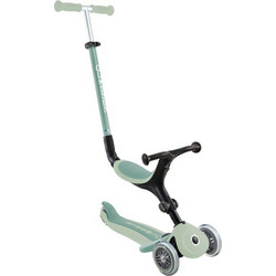 Globber Go-Up Active Eco Αναδιπλούμενο Παιδικό Πατίνι Τρίτροχο με Κάθισμα Πράσινο Mint 740-505