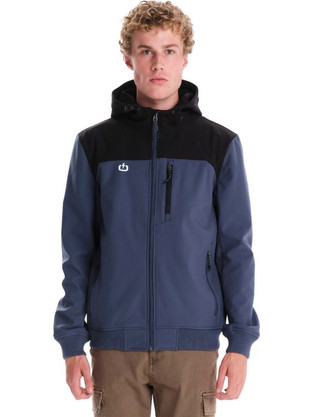 Emerson Hooded Bonded Ανδρικό Μπουφάν Χειμωνιάτικο Bomber Μωβ 242.EM11.10