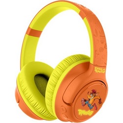 OTL Crash Bandicoot Ενσύρματα & Ασύρματα Bluetooth Παιδικά Ακουστικά Over Ear Κίτρινα Πορτοκαλί