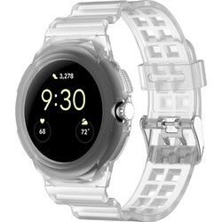 Techsuit W065 Λουράκι Σιλικόνης Clear (Google Pixel Watch)