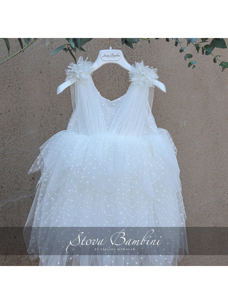 Stova Bambini Βαπτιστικό Φόρεμα 2τμχ SS24G31