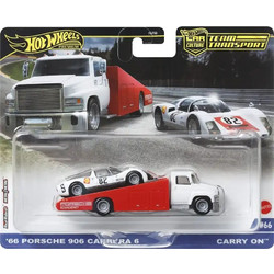 Mattel Hot Wheels Car Culture Team Transport '66 Porsche 906 Carrera 6 & Carry On