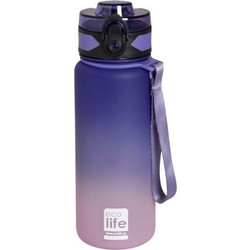 Ecolife Παιδικό Παγούρι Πλαστικό BPA Free Μωβ 500ml