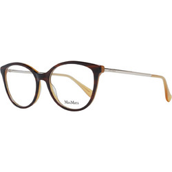Max Mara MM5027 056 Γυναικείος Σκελετός Γυαλιών Οράσεως Κοκάλινος Μεταλλικός Ασημί Μαύρος