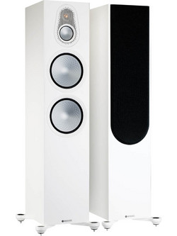 Monitor Audio Silver 500 7G Ζεύγος Ηχείων Hi-Fi Δαπέδου 250W 3 Δρόμων White
