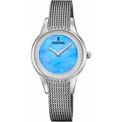 Festina Γυναικείο Ρολόι με Ασημί Μεταλλικό Μπρασελέ F20494/8